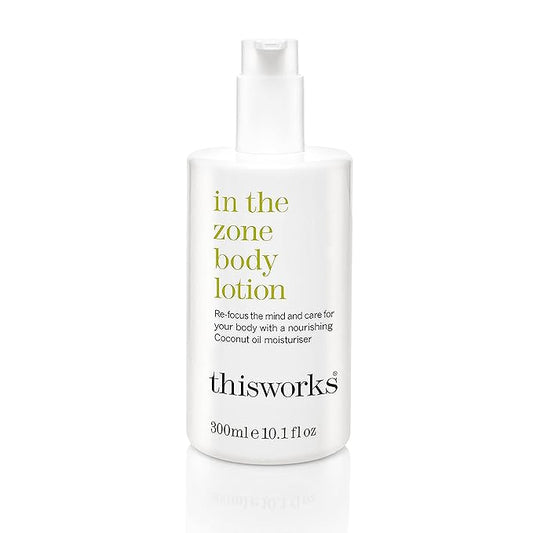 THISWORKS In The Zone Body Lotion, Natural Therapeutic Lotion, 300ml, 10.1 fl. oz-GlimoraGlow