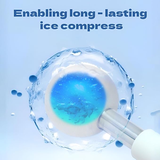 Ice Globes for Face & Eyes, Unbreakable Stainless Steel Cryo Massagers for Skincare Routines, Multifunctional Cold Roller Cooling Globes for Puffiness, Sagging Skin, Fine Lines, and Facial Relaxation-GlimoraGlow