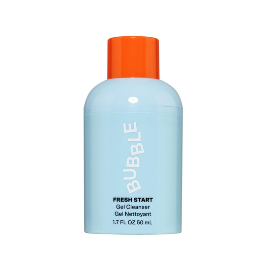 Bubble Skincare Fresh Start Gel Cleanser - Gentle Exfoliating Face Wash for Oily Skin - Formulated with Aloe Vera Juice + Caffeine to Protect and Soothe Complexion (50ml)-GlimoraGlow