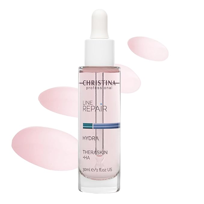 Christina Line Repair Hydra Theraskin +HA Face Serum - 30 ml - Wrinkle Smoother, Hyaluronic Acid and Hygroplex for Aging Skin - For Dry, Normal and Oily Skin Types-GlimoraGlow