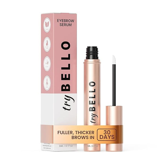 Eyebrow Growth Serum | Natural Thickening & Strengthening Formula | Biotin, Peptides, and Botanical Extracts | Vegan, Gentle, Non-Irritating-GlimoraGlow