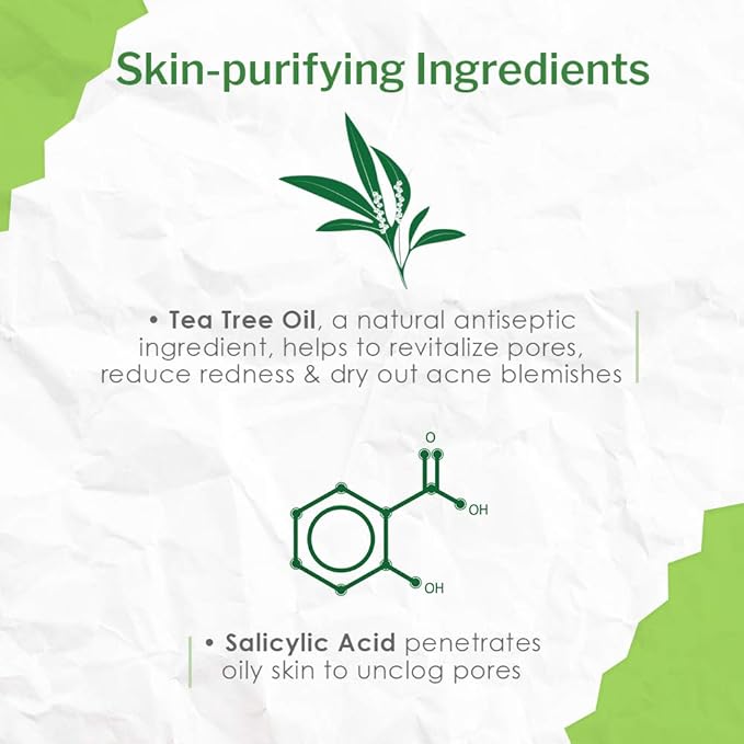 Bye Bye Blemish Tea Tree Drying Lotion, with Tea Tree Oil & Salicylic Acid, Fast-acting Formula, Dries Blemishes, Purifies Skin, 1 fl oz, 1-Pack-GlimoraGlow