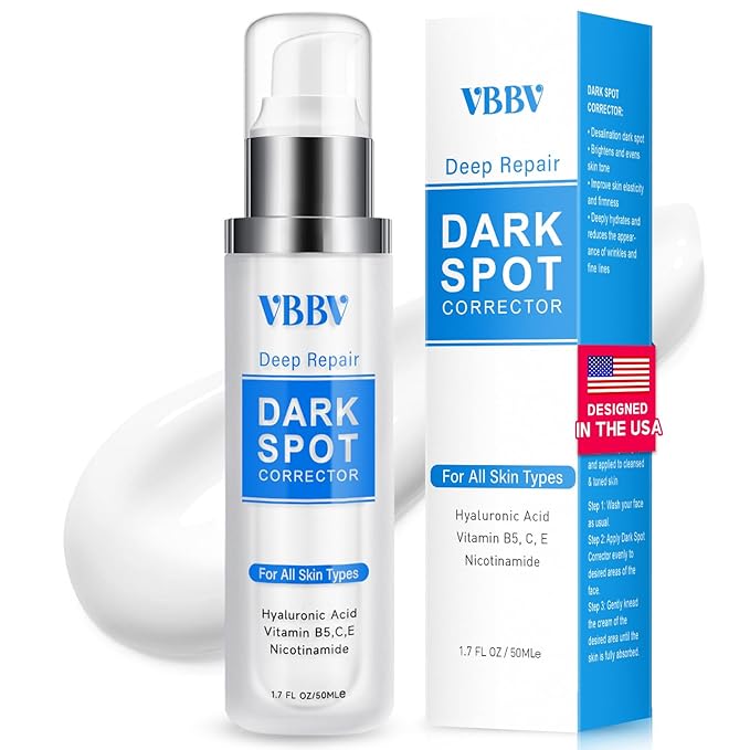 Dark Spot Remover for Face and Body, Dark Spot Corrector, Age Spot Sun Spot Freckles Dark Spot Remover, Melasma Treatment for Face, Advanced Skin Care Cream for Women and Men (1.7 Fl Oz)-GlimoraGlow