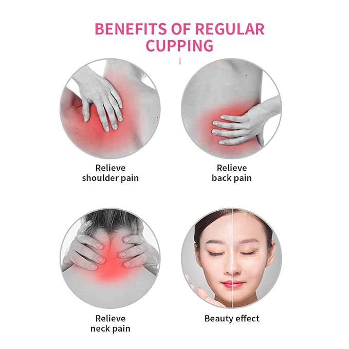 14PCS Facial Cupping for Massage - Face Cupping Set, Vacuum Suction Cups for Neck Body Beauty Anti Cellulite Cup Therapy and Cellulite Massager-GlimoraGlow