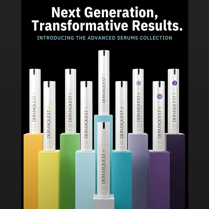 DermaQuest+ NEW Peptide Line Corrector Face Serum (1oz)-GlimoraGlow