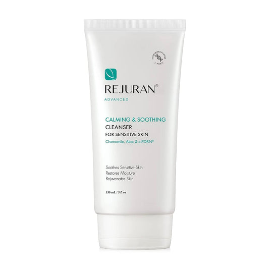 REJURAN® Advanced Calming & Soothing Cleanser, c-PDRN® - Gentle Gel Face Wash Suitable for Sensitive Skin, Effectively Retains Moisture (5.29 oz)-GlimoraGlow