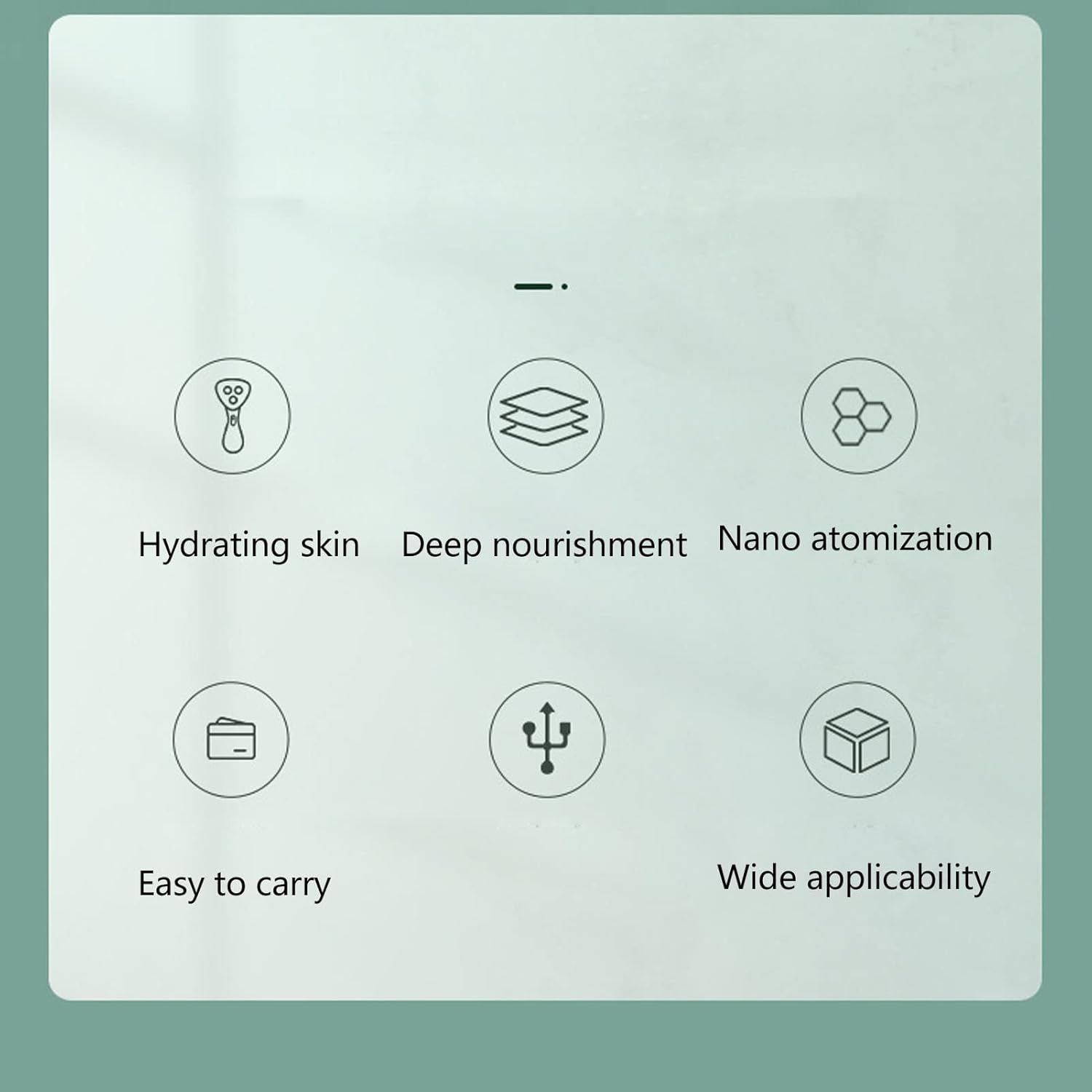 Facial Oxygen Injector Spray Gun Deep Moisturizing Skin Rejuvenation, Atomization Fine Mist Sprayer for Hydrating, Oil Control Portable Home Beauty Salon Use-GlimoraGlow