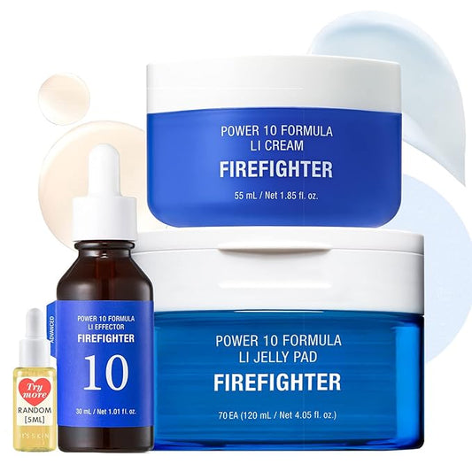 It'S SKIN LI Calming Skincare Set - Soothing Toner Pads, Ampoule Serum, Moisture Cream – Redness & Acne Relief with Licorice Extract & Guaiazulene – for Clear Skin-GlimoraGlow