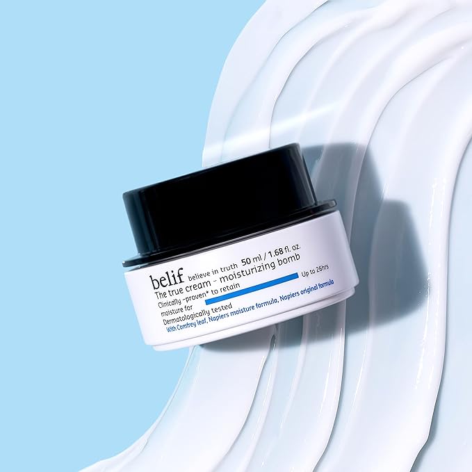 belif The True Cream Moisturizing Bomb with Oak Husk and Vitamin B | Moisturizer | Good for Dry Skin, Dryness Dullness, and Uneven Texture |For Normal, Dry Skin Types-GlimoraGlow