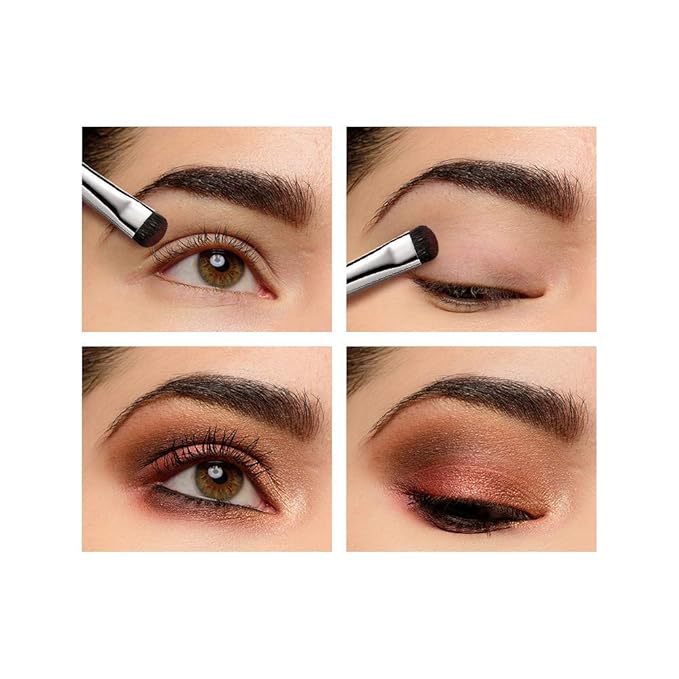 Eyeshadow Smudge Brush, EIGSHOW Short Shader Precision Makeup Brush High-End for Creasing & Cat Eye Makeup, Premium Quality, Cruelty-Free (E806)-GlimoraGlow