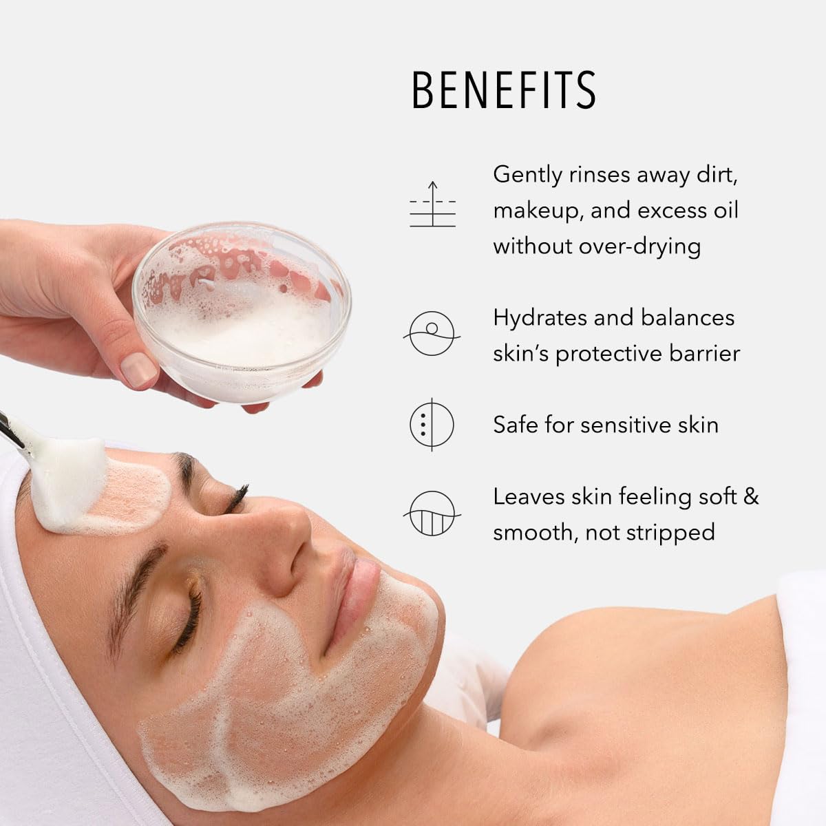 HydroPeptide Cleansing Gel, Toning Face Wash, Effectively Removes Makeup, Dirt, and Excess Oil without Irritation, 6.76 Ounce-GlimoraGlow