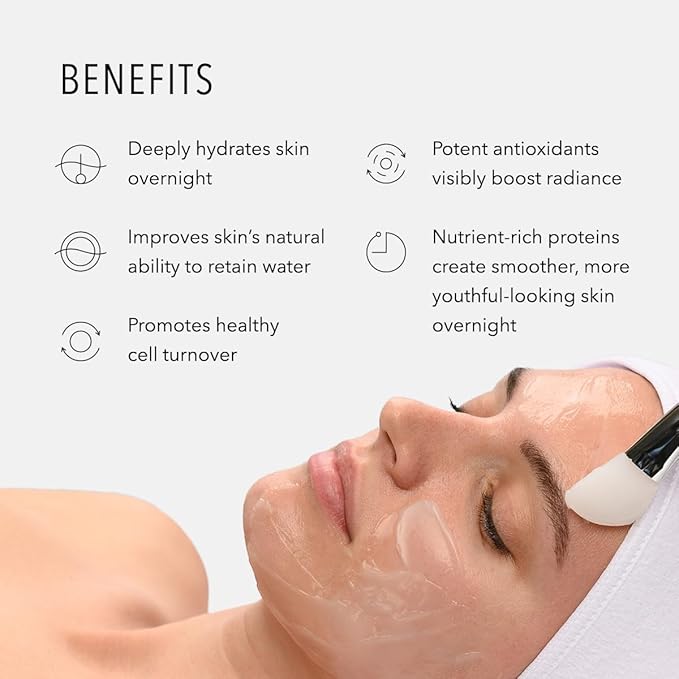 HydroPeptide Hydro-Lock Sleep Mask, Royal Peptide Treatment and Hydrates the Skin, 2.5 Ounce-GlimoraGlow