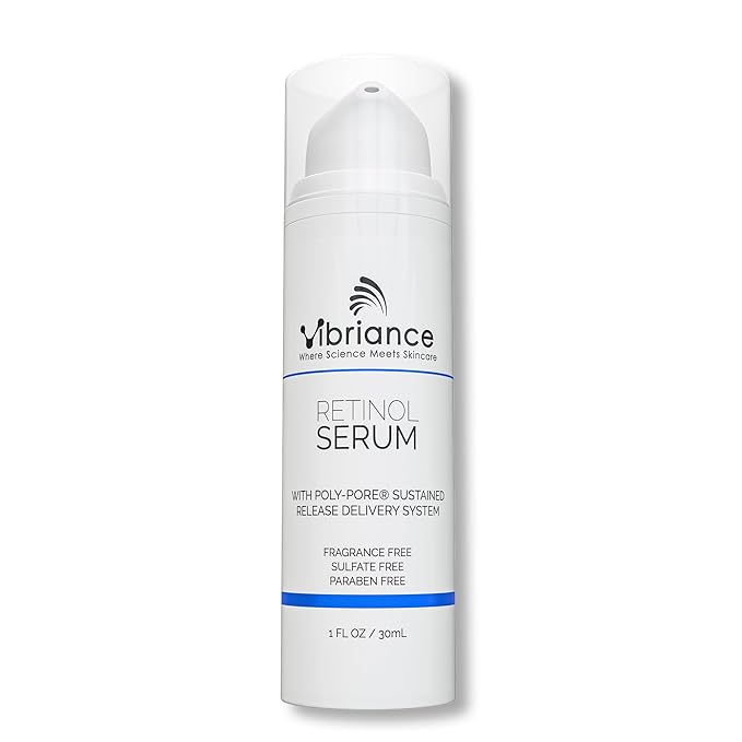Vibriance Retinol Serum for Face - Reduces Appearance of Deep Wrinkles and Large Pores, Enhances Tone, Improves Complexion - Sensitive, Mature Skin Night Cream - 1 fl oz-GlimoraGlow