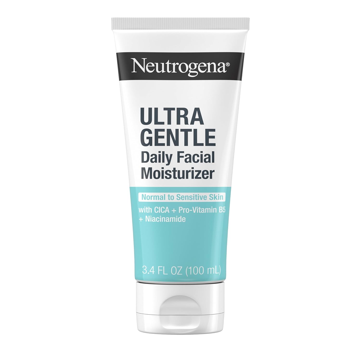 Neutrogena Fragrance Free Daily Facial Moisturizer, Face & Neck Moisturizer for Sensitive Skin with Vitamin B3, Pro-Vitamin B5 & Vitamin E Supports Skin's Dynamic Barrier, 3.4 fl. oz, Pack of 3-GlimoraGlow