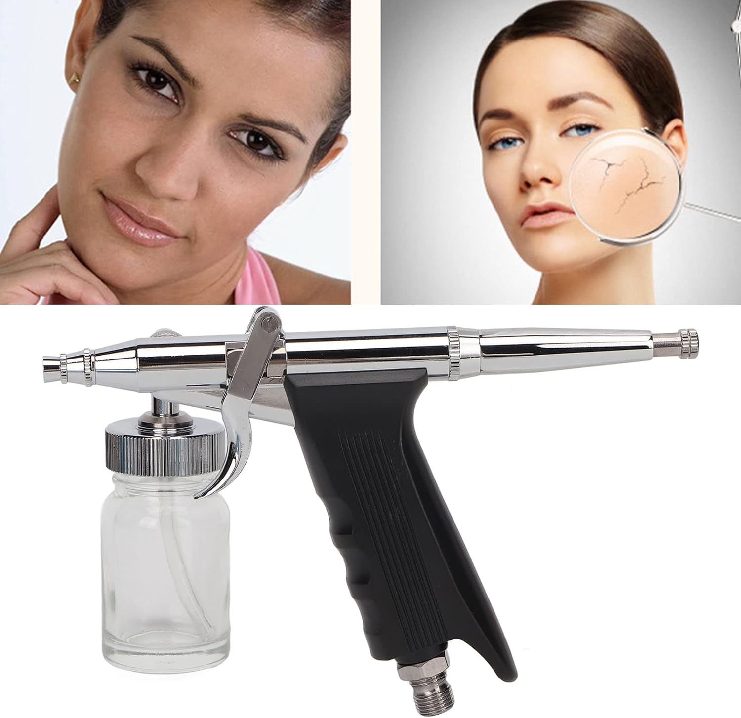 Facial Oxygen Injector Spray Gun Deep Moisturizing Skin Rejuvenation, Atomization Fine Mist Sprayer for Hydrating, Oil Control Portable Home Beauty Salon Use-GlimoraGlow