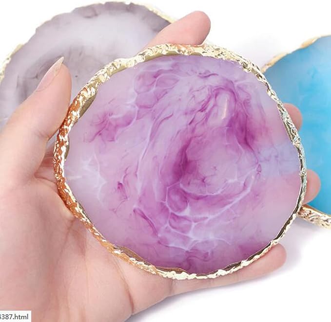 1 Piece Nail Art Palette Nail Polish Palette Mixing Palette Makeup Plate Nail Plates for Nail Art Nail Tip Holder Nail Art Display (1 purple)-GlimoraGlow