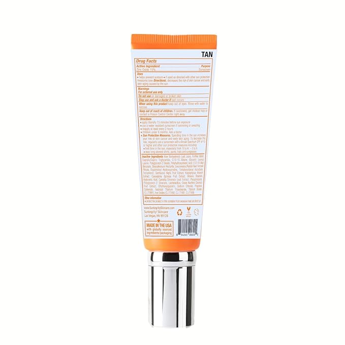 Suntegrity Impeccable Skin - Tinted Sunscreen, Broad Spectrum SPF 30 (Tan) - 2oz-GlimoraGlow