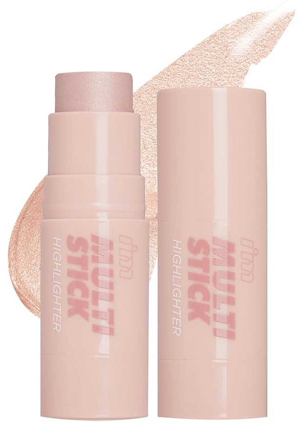 I'm Meme Highlighter Stick for Face - I'm Multi-stick | Daily Use, Buildable, Portable, Easy Blending Matte Finish, 001 Champagne Gold, 0.25 Oz-GlimoraGlow