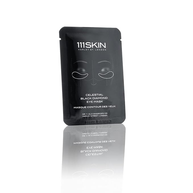 111SKIN Black Diamond Eye Edit| Gift Set of Celestial Black Diamond Eye Cream, Eye Masks and Contour Gel | Tighten & Lift Eye Area | Botox Alternative-GlimoraGlow