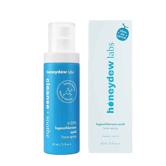 Hypochlorous Acid Spray – Eyelid Cleanser, HOCl Face & Skin Mist for Acne, Eczema & Irritation – Multi-Purpose Skin Repair – Post-Workout, Scalp & Sensitive Skin, Travel Size - 2 oz-GlimoraGlow