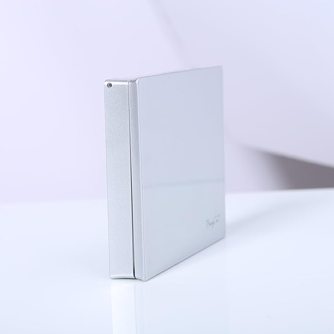 Makeup Mirror with Facial Oil Blotting Paper Sheets – Green Tea 100 Counts, Silver Compact Folding Cosmetic Travel Mirror-GlimoraGlow