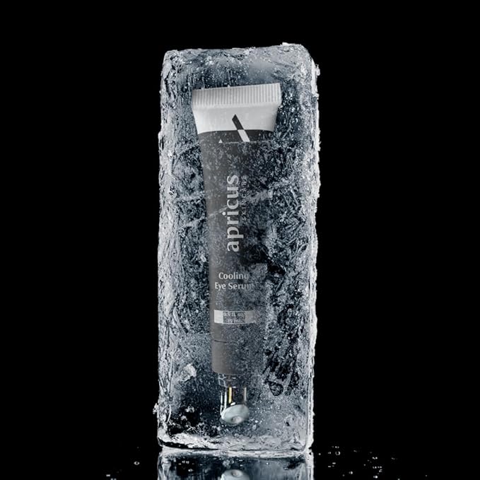 Apricus Eye Serum, Caffeine Peptide Formula, Lightweight Serum for Dark Circles, Puffiness and Fine Lines-GlimoraGlow