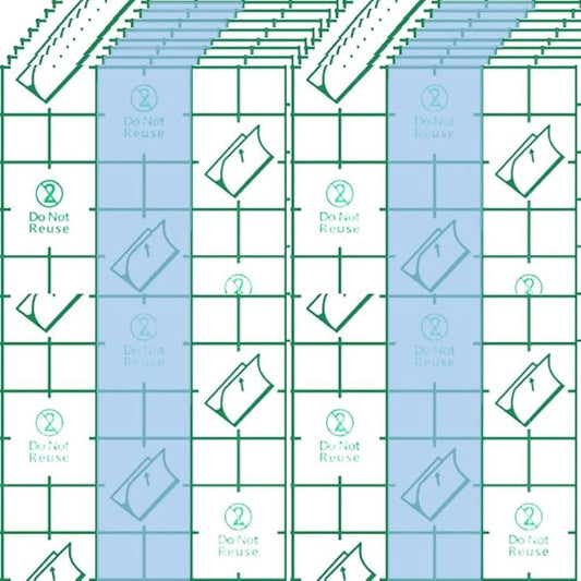 150 Pieces Makeup Hand Palette, Disposable Cosmetics Mixing Palette Foundation Mixing Tray Adhesive Waterproof Transparent Palettes for Makeup Art (2.36 X 2.36 Inch)-GlimoraGlow