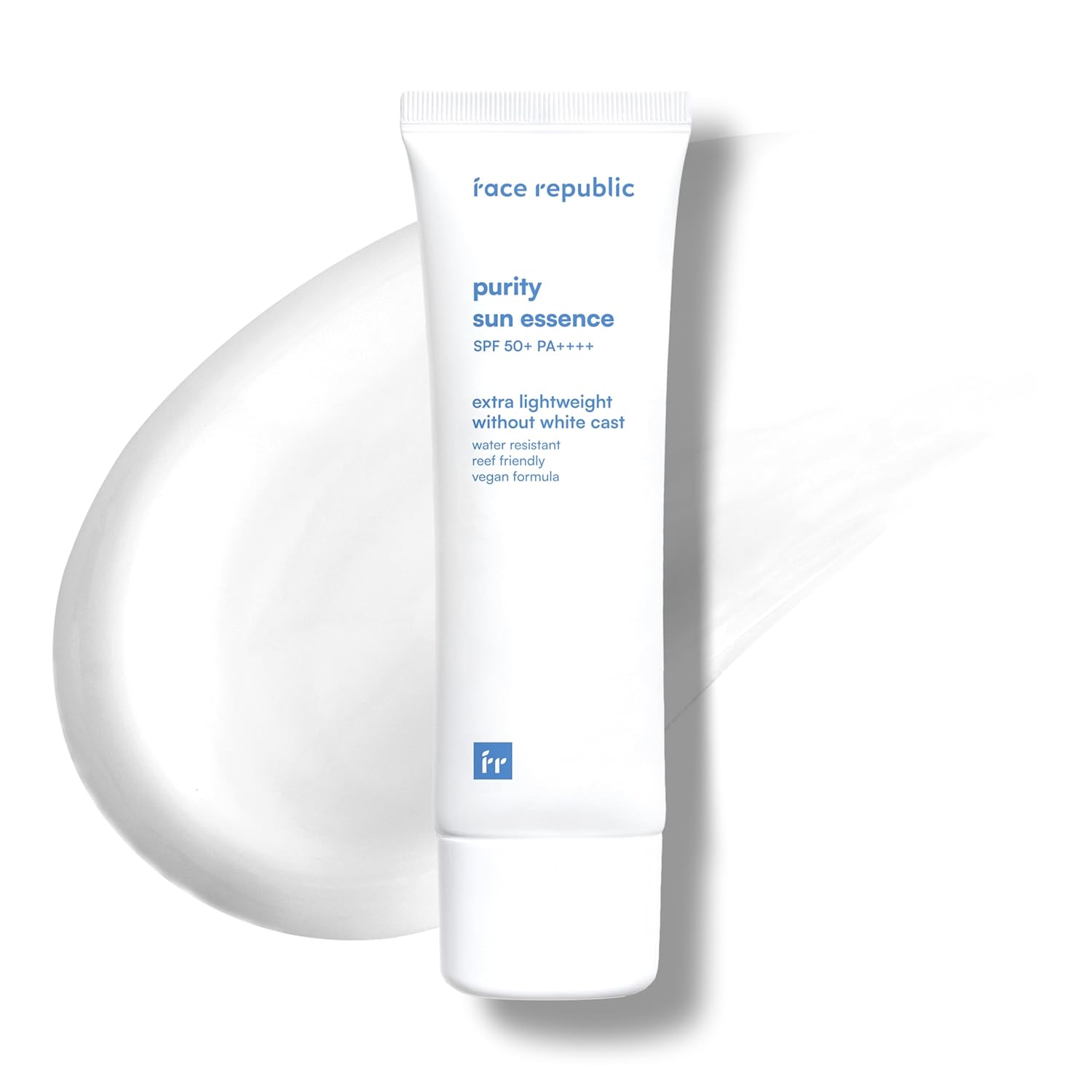 Face Republic Purity Sun Essence 50ml 1.69fl.oz. | SPF50+ Broad Spectrum UV Protection | No White Cast | Water Resistant | Vegan Certified, Reef Safe, Cruelty Free | Non-greasy | Korean Skin Care-GlimoraGlow