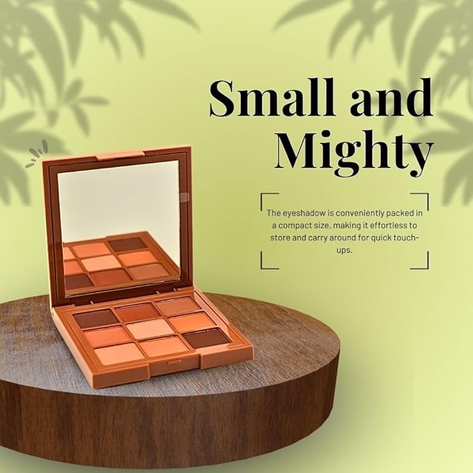 HUDA BEAUTY Matte Obsessions Eyeshadow Palette Warm Matte Obsessions-GlimoraGlow