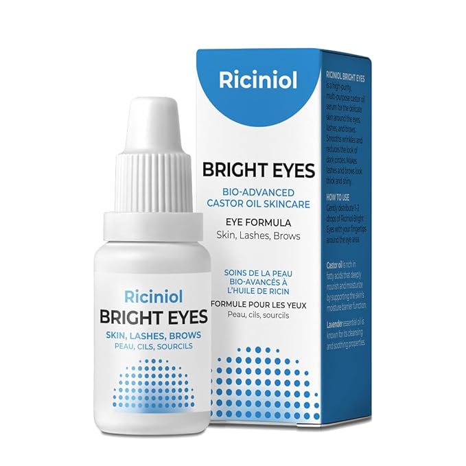 Bright Eyes -Bio-Advanced Castor Oil Ointment Eye Formula for Skin, Lashes, and Brows, 15 ml, Pack of 1-GlimoraGlow