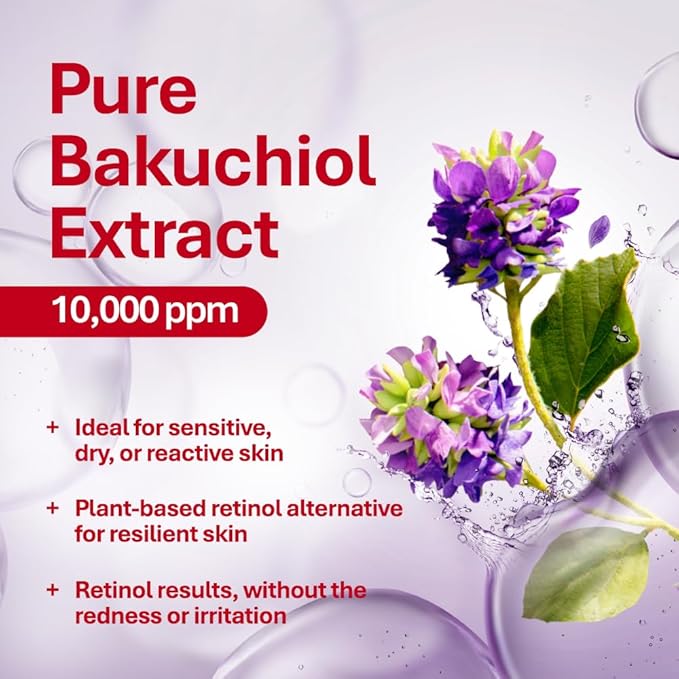 Rothea Resilience Cream, Anti-Aging with Bakuchiol 10,000ppm (Natural Retinol Alternative), Face Moisturizer, Neck Cream with Collagen, Ceramides, Peptides, Niacinamide, Korean Skin Care, 1.7 oz-GlimoraGlow