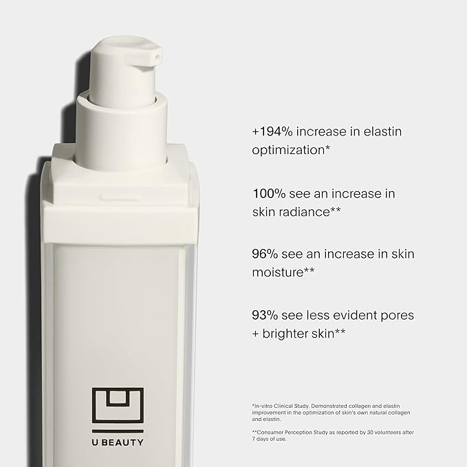 U Beauty Resurfacing Compound - Anti-Aging Daily Serum with Mandelic Acid, a Gentle Blend of Exfoliants, Retinol + Vitamin C for Smoother, Brighter, & Revitalized-Looking Skin - 1.7 fl oz-GlimoraGlow