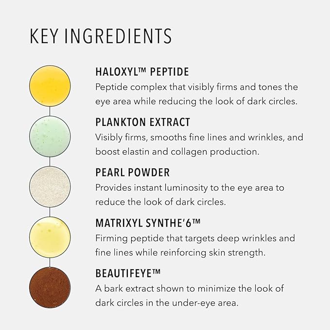 HydroPeptide Eye Authority, Brightens and Helps Restore Radiance to Tired Looking Eyes, 0.5 Ounce-GlimoraGlow