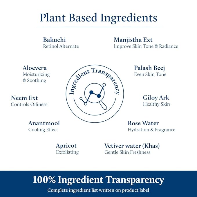 Blue Nectar Bakuchiol Face Serum for Glowing Skin with Gua Sha | Plant-Based Retinol for Face Skincare, Fine Lines, & Dark Circles | Anti-Aging Serum for Women & Men (10 Herbs, 1 Fl Oz)-GlimoraGlow