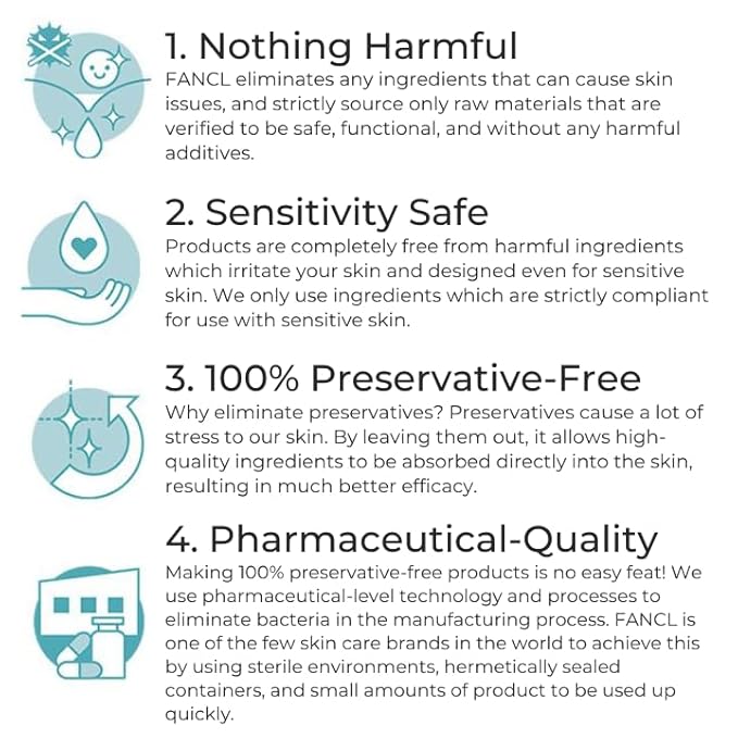 FANCL Facial Cleansing Powder - Japanese Facial Cleanser, Face Wash, Luxurious Foaming Lather, Hydrating, Preservative Free, Clean Skincare for Sensitive Skin [US Exclusive Edition]-GlimoraGlow