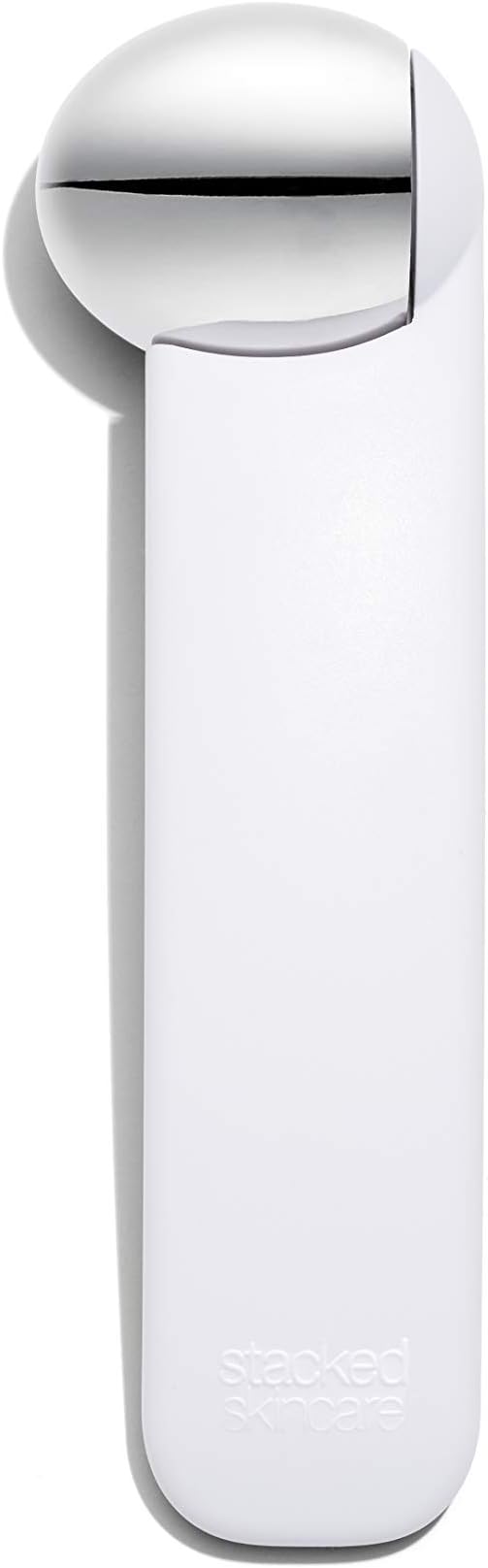 StackedSkincare Ice Roller for Face and Eyes - Stainless Steel Facial Ice Roller for Puffiness, Undereye Bags, Redness, Skin Cooling, and Lymphatic Drainage Massage - Face Roller for Women and Men-GlimoraGlow