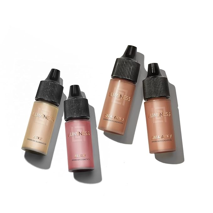 Luminess Air Everyday Airbrush System with Makeup Starter Kit, Deep-GlimoraGlow