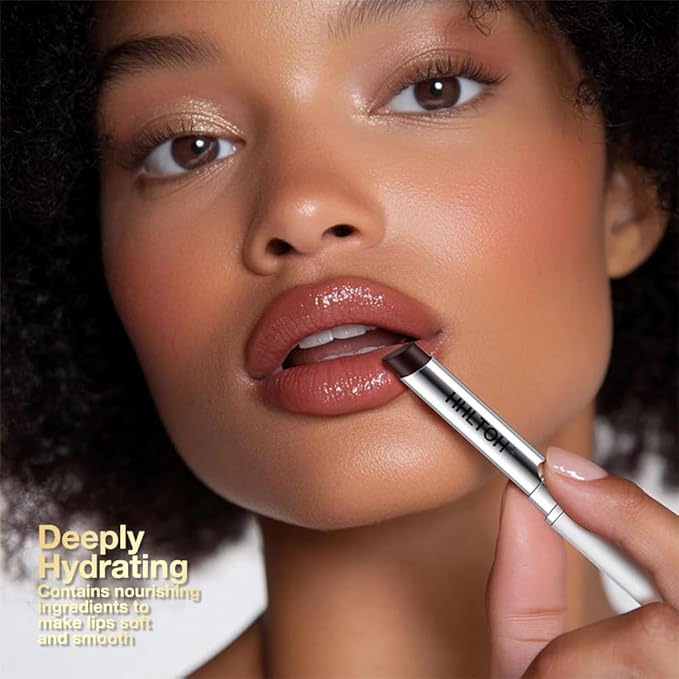 1PCS Honey Tinted Lip Balms Lip Stain, Sheer Hydrating Lip Balm for Women All Skin Tones, Korean Natural Black Cherry Lip Tint Moisturizing Nourishing Lips Balm Lipstick, Bálsamo labial con color miel-GlimoraGlow