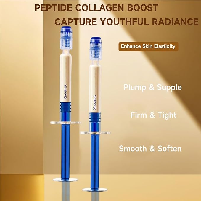 Polypeptide Collagen Elastic Essence Cream - Xianjina Anti-Wrinkle Firming Face Lotion for Women with Micro-Molecular Peptides (2PC)-GlimoraGlow