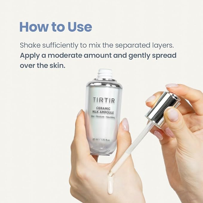 TIRTIR Ceramic Milk Ampoule (0.33 Fl Oz)-GlimoraGlow