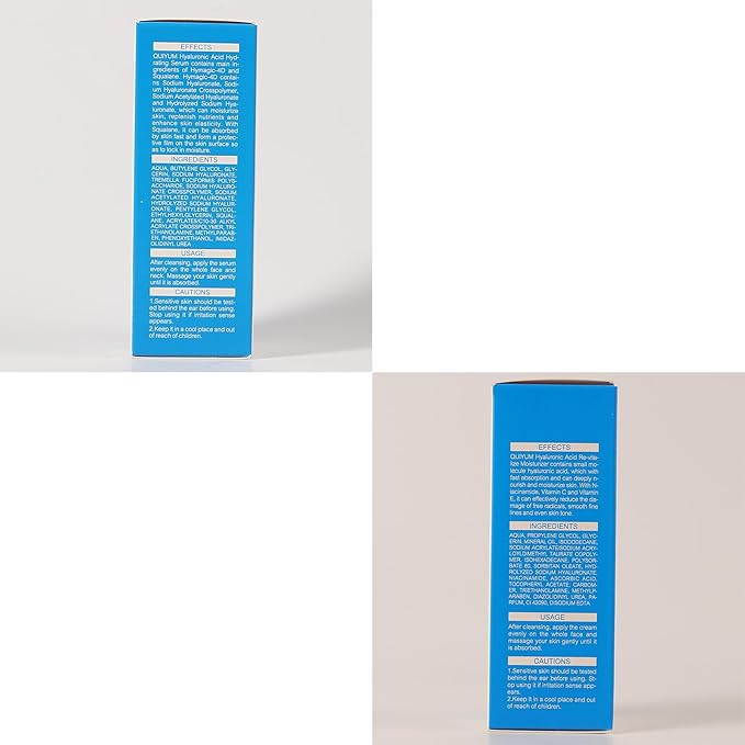 Hydrating Skin Care Set, Hyaluronic Acid Skin Care Kit with Serum for Face, Moisturizer, Travel Size Face Care Set for Women, Anti Aging Plumping Hydrating Firming for Dry Skin-GlimoraGlow