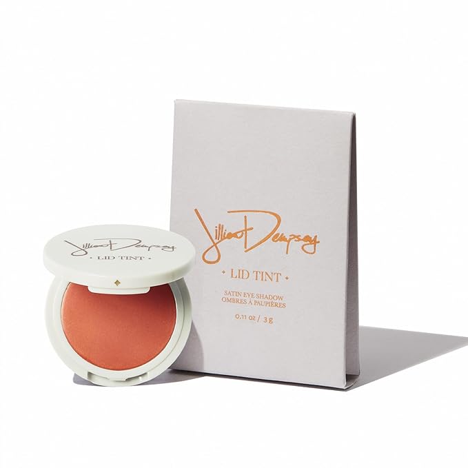 Jillian Dempsey Lid Tint: Satin Cream Eyeshadow I Easy Application for a Natural Shimmer or a Layered Matte Finish I Peach-GlimoraGlow