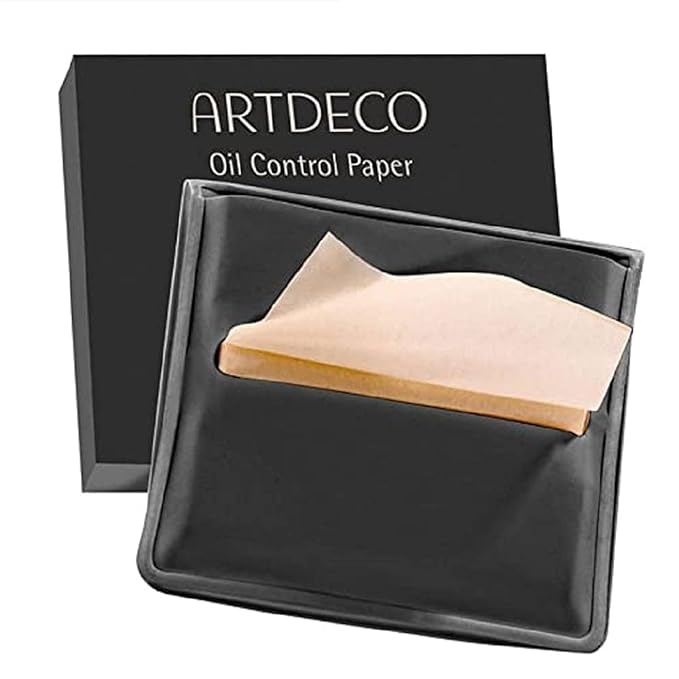 ARTDECO Oil Control Paper - Oil-Absorbing Blotting Paper - Gives Your Complexion a Matte Finish - Refill Pack with 100 Sheets - For Makeup - For Oily Skin - Easy Take Out Design - Face Wash - 100pcs-GlimoraGlow