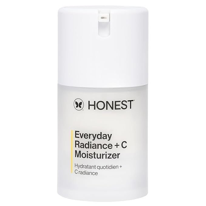 Honest Beauty Everyday Radiance Vitamin C Lightweight Moisturizer | Brightens + Improves Skin Tone | Gentle for Sensitive Skin, Fragrance Free, Vegan | 1.7 fl oz-GlimoraGlow