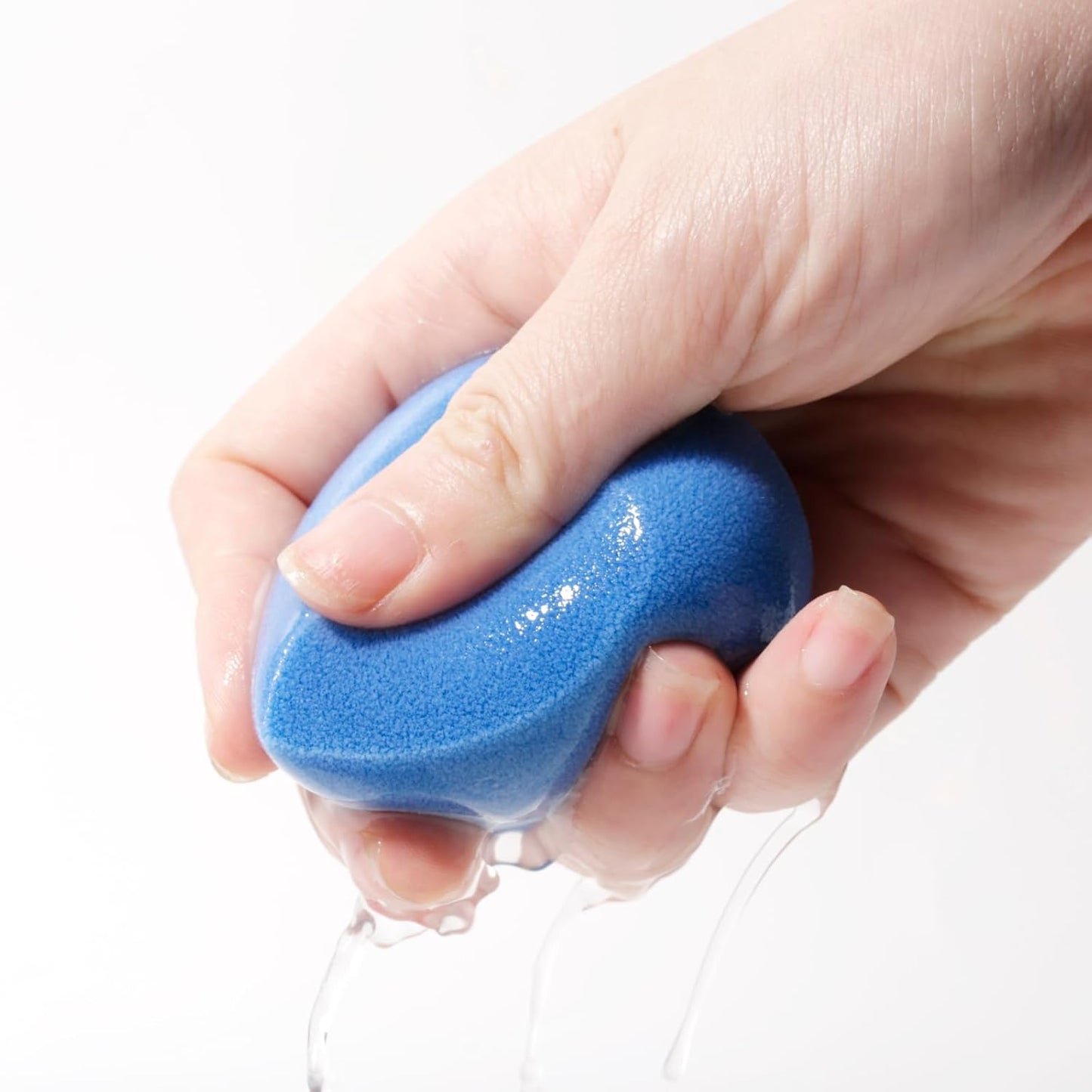 JUNO & Co. Microfiber Makeup Sponge, Dual Layer Technology for Full Coverage Flawless Makeup Blender for Foundation, Powder and Cream (2-Piece Color Duo: Blue and Green)-GlimoraGlow