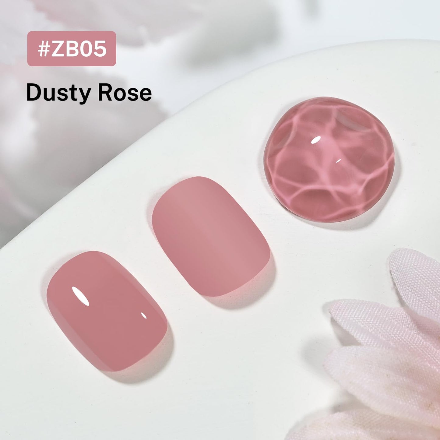16.5ml Dusty Rose Nail Polish Large Volume Quick Drying Light Pink Nail Polish, Fast Drying and Long Lasting Color Nail Art DIY Home Manicure Gift for Women-GlimoraGlow