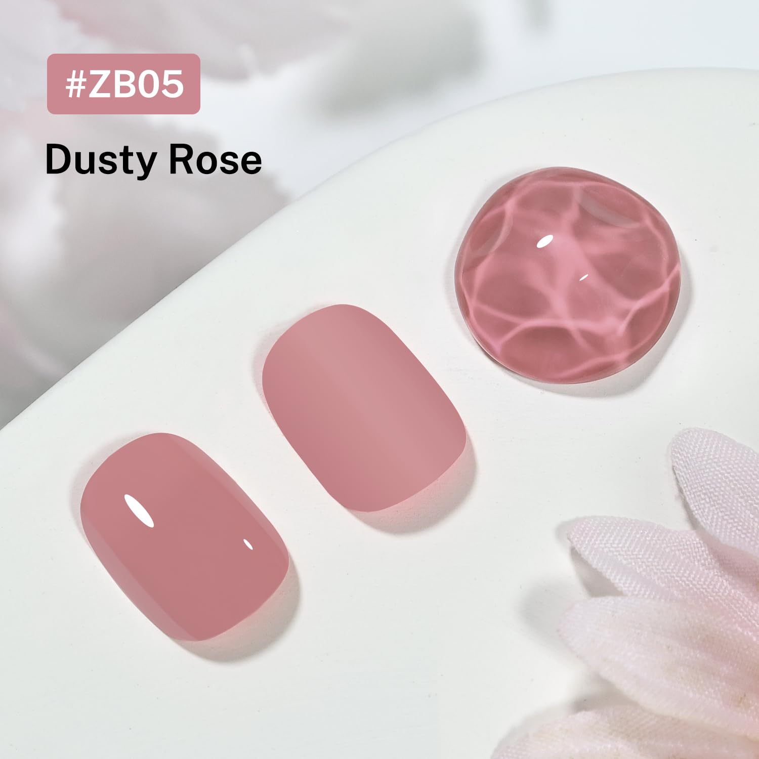 16.5ml Dusty Rose Nail Polish Large Volume Quick Drying Light Pink Nail Polish, Fast Drying and Long Lasting Color Nail Art DIY Home Manicure Gift for Women-GlimoraGlow