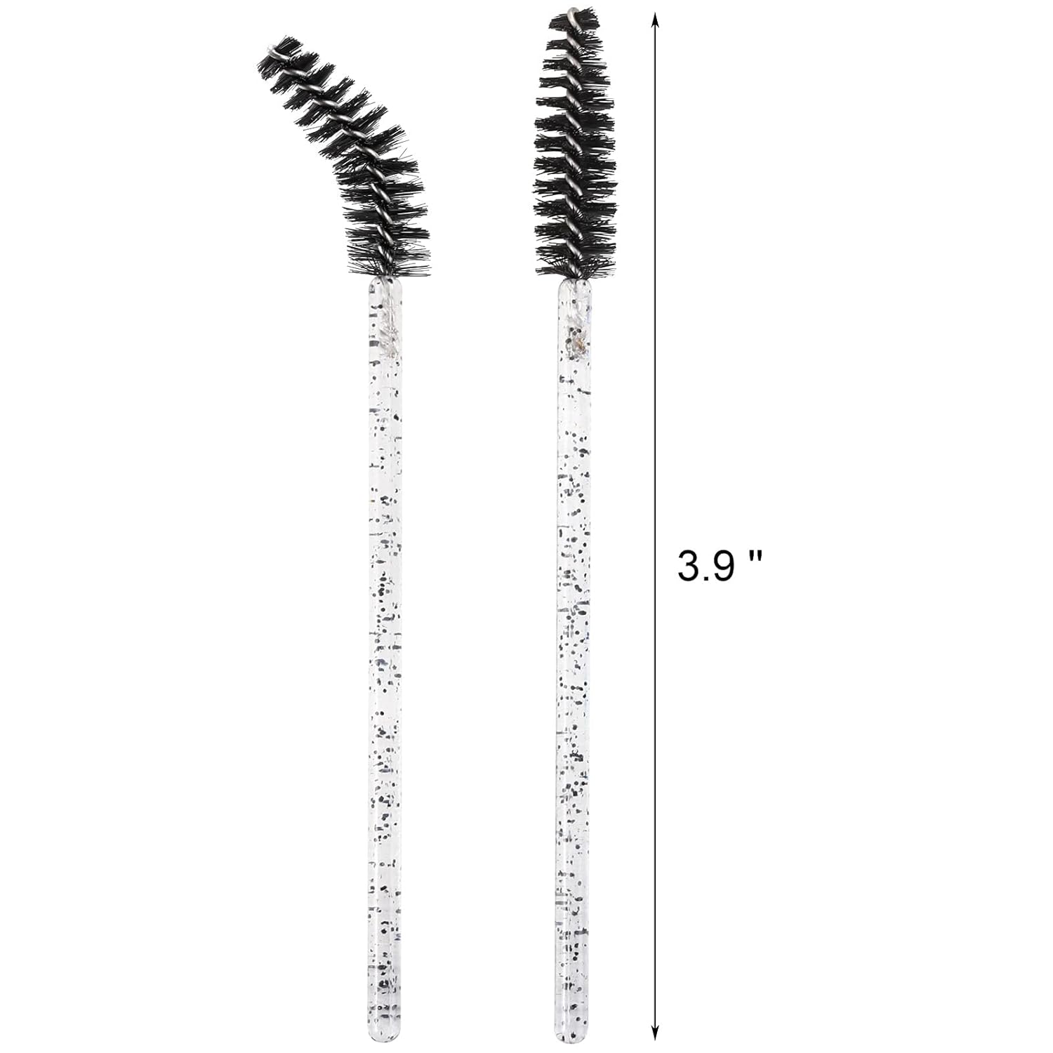 Tbestmax 1000 Disposable Mascara Wands Eyelash Brush Spoolies for Eyebrow Eye Lash Extension Black-GlimoraGlow