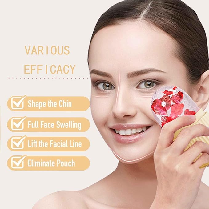 XHJRI Ice Face Roller Massager,Ice Cube Roller for Face, Eyes and Neck Naturally Conditioning and Skin Care,De-Puff Eye Bags,Reduce Migraine Pain,Reusable Massage Silicone Ice Mold (Beige)-GlimoraGlow