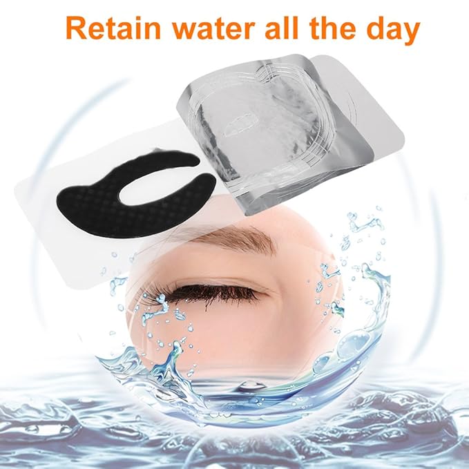 20 Pairs Eye Hyaluronic Acid Eyes Patches for Dark Circle, Puffy Eyes, Wrinkles, Eye Bags, Puffiness Bamboo Charcoal Eye Skin Care Pads Anti-aging-GlimoraGlow